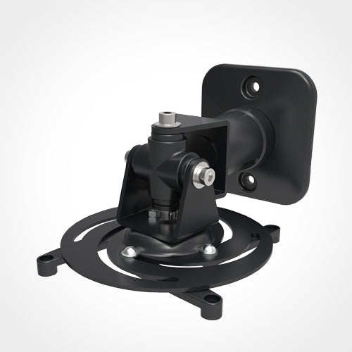 Universal Full Motion Projector Wall and Ceiling Bracket, Black