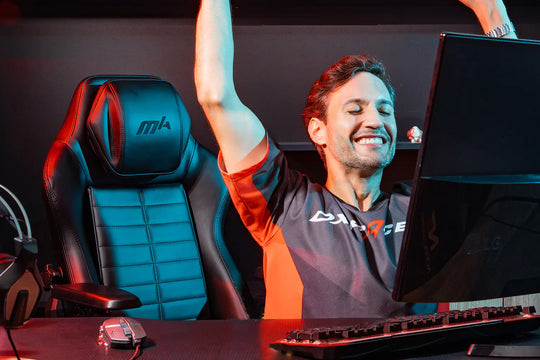 DXRacer MASTER Modular Gaming Chair Microfiber Leather DM1200 - Black