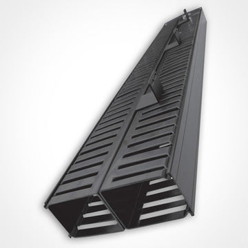 Quest Vertical Cable Manager for 2-Post Racks, Dual-Sided Duct