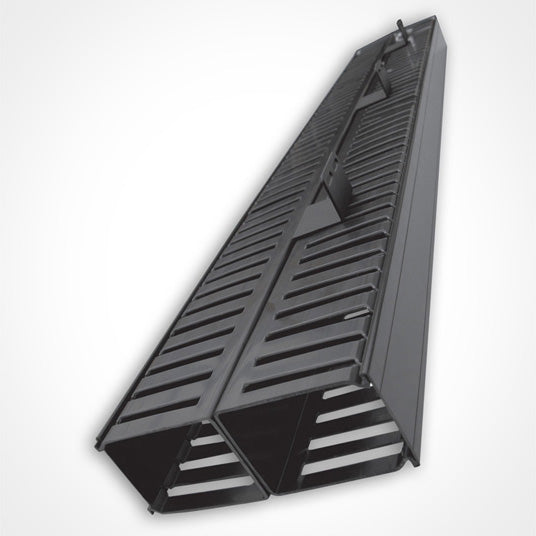 Quest Vertical Cable Manager for 2-Post Racks, Dual-Sided Duct