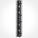 Great Lakes VCM8-FR 8in Vertical Cable Organizer w/ Front/Rear Channels