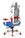 DXRacer Air Mesh Gaming Chair Modular Office Chair - Yellow & Red & Blue