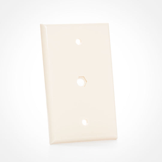 Blank Wall Plate for F Coupler
