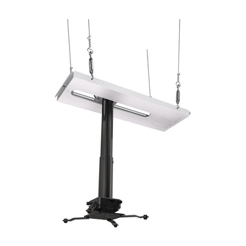 Crimson-AV JKS3-18A 12 to 18 Inch Suspended Projector Ceiling Mount with JR3 Universal Adapter (up to 60lbs)