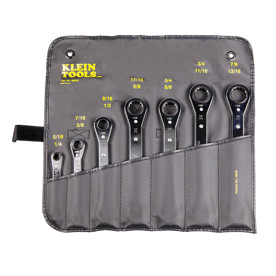 Klein Tools 68222 7 Piece Ratcheting Box Wrench Set