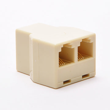 RJ11 Modular T1 Jack to 2 Jacks