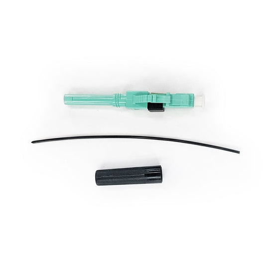 SCP-EasyFiber™ Premium LC Simplex Multimode 50/125 OM3/OM4 Prepolished Field-Installable Mechanical Fiber Optic Connector for 250µm/900µm Distribution Cable