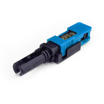 SCP-EasyFiber™ Premium SC Simplex Single Mode OS2 9/125 Prepolished Field-Installable Mechanical Fiber Optic Connector for 250µm/900µm Distribution & 2.0mm Duplex Zip Cable