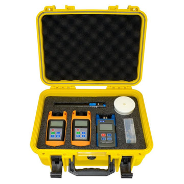 SCP-EasyFiber™ Test Kit - Single-Mode & multimode optical generators, optical meter, adapters, vfl & more