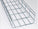 Kable Kontrol Wire Mesh Cable Tray Straight Section - Electro-Zinc Plated Steel - Chrome Finish
