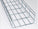 Kable Kontrol Wire Mesh Cable Tray Straight Section - Electro-Zinc Resistant Steel - Chrome Finish