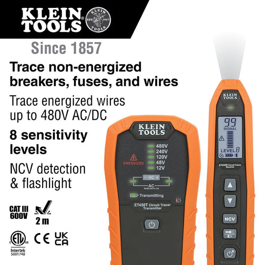 Klein Tools Advanced Circuit Tracer Kit, ET450