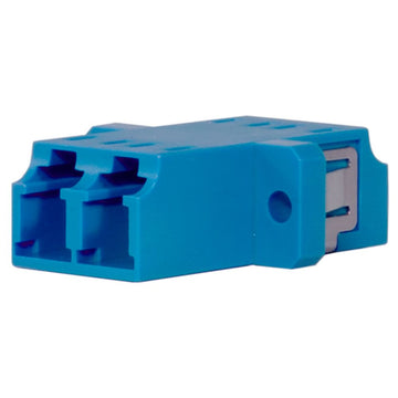 SCP Duplex LC/LC Single-Mode Panel Mount Coupler 13mm Female/Female - OS2 (Blue), UPC Polish Type