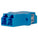 SCP Duplex LC/LC Single-Mode Panel Mount Coupler 13mm Female/Female - OS2 (Blue), UPC Polish Type