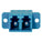 SCP Duplex LC/LC Single-Mode Panel Mount Coupler 13mm Female/Female - OS2 (Blue), UPC Polish Type