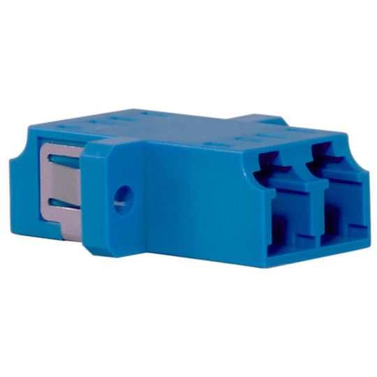 SCP Duplex LC/LC Single-Mode Panel Mount Coupler 13mm Female/Female - OS2 (Blue), UPC Polish Type
