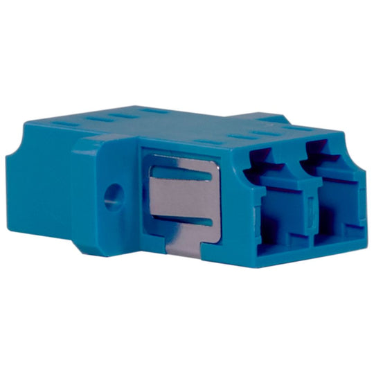 SCP Duplex LC/LC Single-Mode Panel Mount Coupler 13mm Female/Female - OS2 (Blue), UPC Polish Type