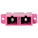 SCP Duplex SC/SC Multimode Panel Mount Coupler 29mm -  OM4 (Pink), UPC Polish Type