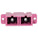 SCP Duplex SC/SC Multimode Panel Mount Coupler 29mm -  OM4 (Pink), UPC Polish Type