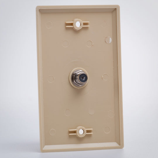 F Coupler Wall Plate