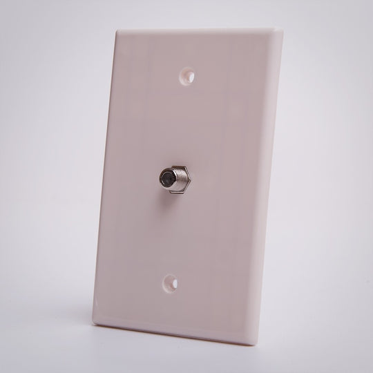 F Coupler Wall Plate