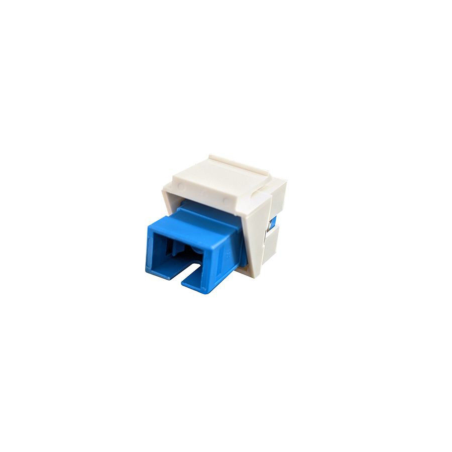 SCP Simplex SC/APC Single-Mode Fiber Keystone Jack – FireFold