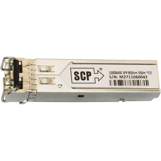 SCP 1GBASE-SX SFP 850nm 550m DOM Transceiver -- Multimode Fiber