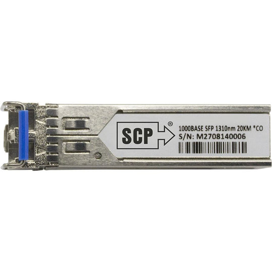 SCP 1GBASE-LX/LH SFP 1310nm 20km DOM Transceiver - Single Mode Fiber