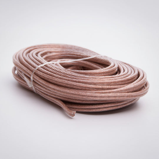 Flexible Clear Polarized Speaker Wire - 12AWG, 14AWG, 16AWG, 18AWG