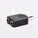 3.5mm Stereo Male to (2) Quarter Inch Stereo Female TRS Adapter, Plastic