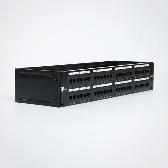 Cat6 Patch Panel and Wall Mount Bracket Combo