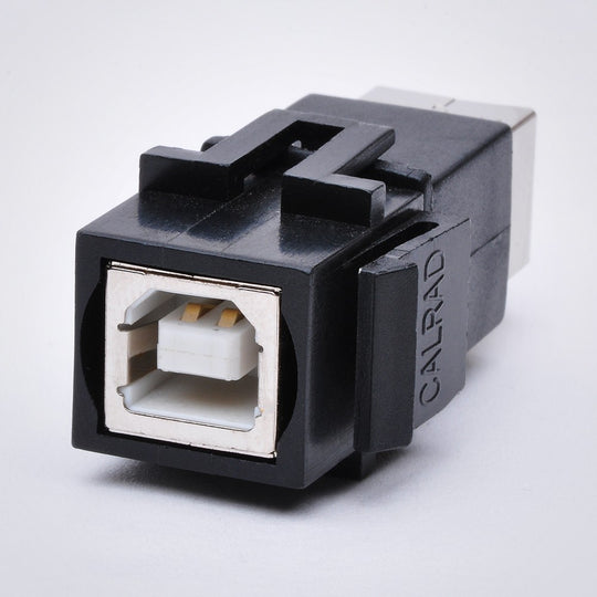 USB Keystone Jack - Type B Female to Female Coupler