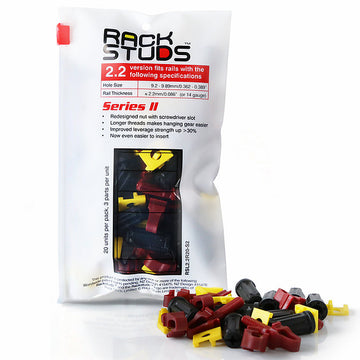 Rackstuds Rack Mount Solution Series II – No More Cage Nuts! The Easiest and Safest Server Rack Solution in 19