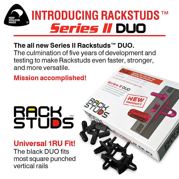 Rackstuds DUO50 1RU Rack Mount Solution Series II – FireFold