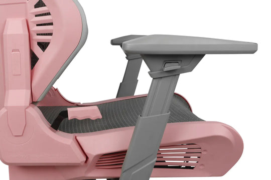 DXRacer Air Mesh Gaming Chair Modular Office Chair - Grey & Pink