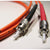 ST-ST Multimode OM2 Duplex 50/125 Fiber Patch Cable, UL, ROHS