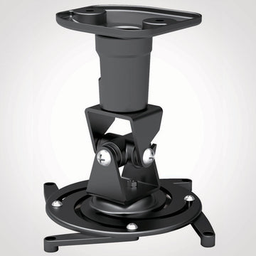 Universal Full Motion Projector Wall and Ceiling Bracket, Black