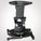 Universal Full Motion Projector Wall and Ceiling Bracket, Black
