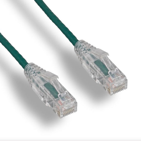 Cat6 Slim Ethernet Patch Cable - Green
