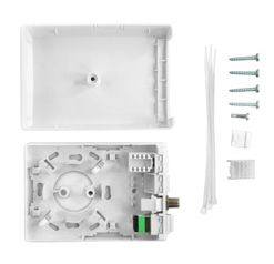 SCP 42" Plastic Media Enclosure- 43”L X 14.25”W X 4”, Flush Or Surface Mount Extension Frame – 2X K/O For Elect Gang Box. Large 2.0” Wiring KO Top/Bottom, UL