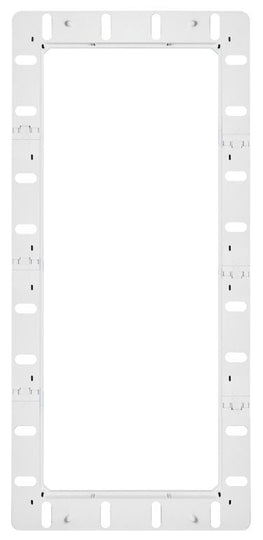 SCP 42" Plastic Media Enclosure- 43”L X 14.25”W X 4”, Flush Or Surface Mount Extension Frame – 2X K/O For Elect Gang Box. Large 2.0” Wiring KO Top/Bottom, UL