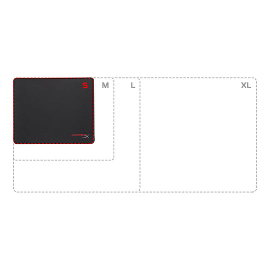 HyperX FURY S Pro Gaming Mouse Pad - Textured, Cloth, Rubber, Woven Fabric - Anti-fray, Wear Resistant, Tear Resistant
