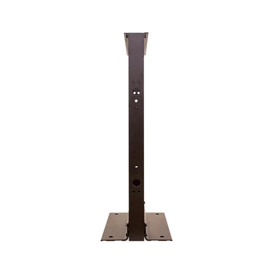 Vertical Cable 20U 2 post Open Rack, Black, Aluminum Frame