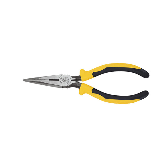 Klein Tools J203-6 Pliers, Long Nose Side-Cutters, 6-3/4-Inch