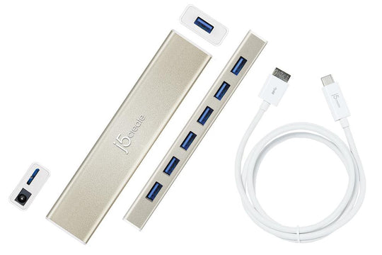 j5create JCH377 USB Type-C 3.0 7-Port HUB