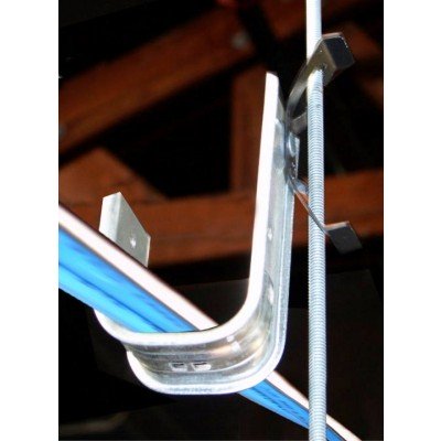 Garvin JHK-12-BW2 3/4 Inch J Cable Support with Wing For #12 to 1/4 Inch Rod Attachment
