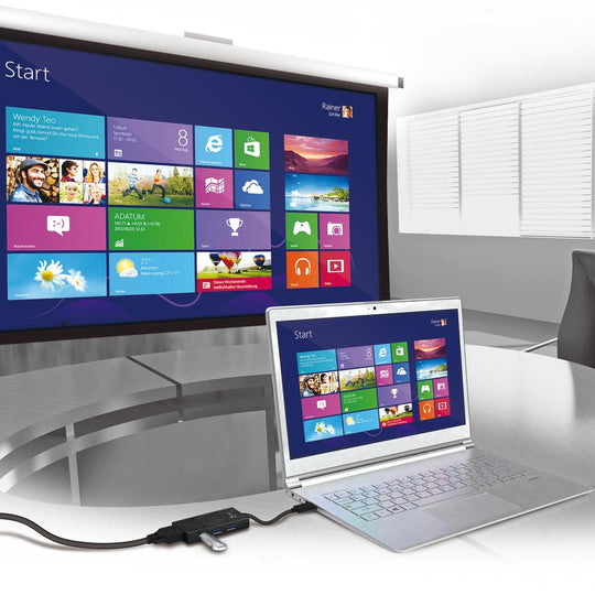j5create JUH410 USB 3.0 VGA & 3-Port HUB