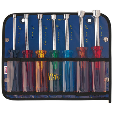Klein Tools K7 Nut Driver Set, 3-Inch Shafts, 7-Piece