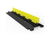 Kable Kontrol ATLAS Cable Protector Ramp - 2/3/5 Channels - Rubber - Black Base With Yellow Lid