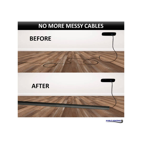 Kable Kontrol PVC Floor Cord Cover Kit